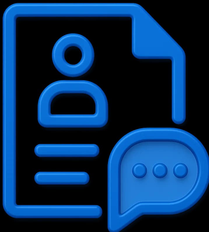 An AI assistant answering questions about a candidate's experience